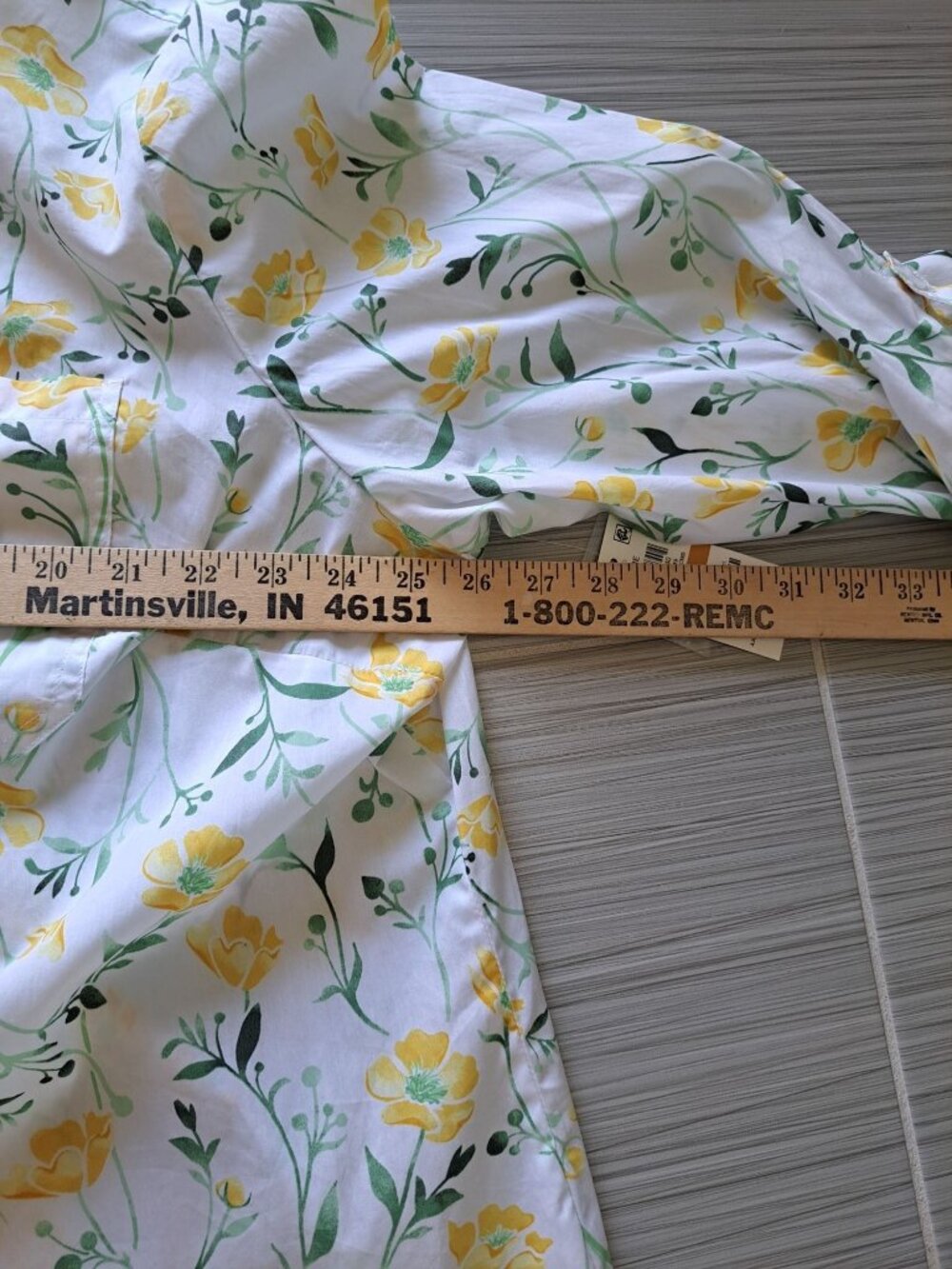 New Lot of 3 3X Plus Size Blouses Roll Sleeve Floral Solid Tags Vacation - Picture 12 of 14